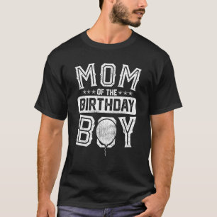 T-shirt Maman De L'Anniversaire Garçon Mère Mignonne Femme