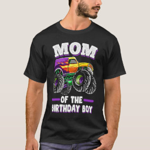 T-shirt Maman De L'Anniversaire Garçon Pères Monster Camio