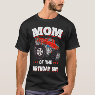T-shirt Maman De L'Anniversaire Garçon Pères Monster Camio