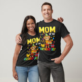 T-shirt Maman De L'Anniversaire Garçon Singe Anniversaire  (Unisexe)