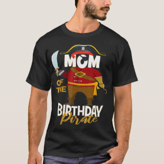 T-shirt Maman De L'Anniversaire Pirate Boys Treasure Map P