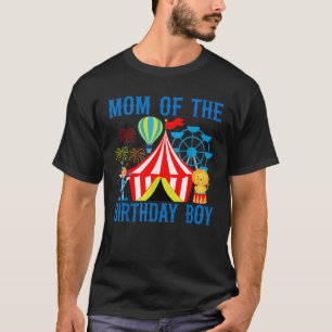 T-shirt Maman de l'Anniversaire pour Garçon Ringmaster Cir