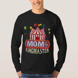 T-shirt Maman De L'Anniversaire Ringmaster Enfants Circus