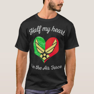 T-shirt Maman de l'armée de l'air halp mon cheval dit amit