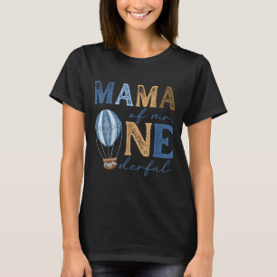 T-shirt Maman de M. Onederful 1er anniversaire garçon air