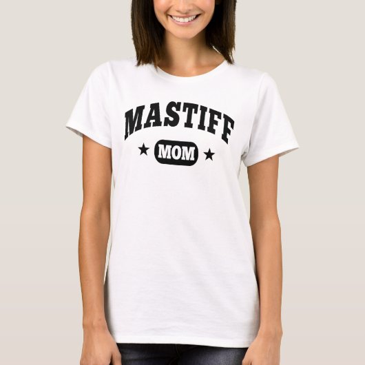 T-shirt Maman de mastiff (Devant)