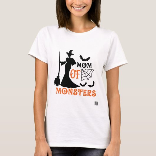 T-shirt Maman de Monstres (Devant)