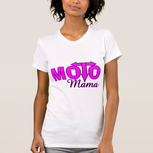 T-shirt Maman de Moto (Devant)