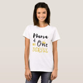 T-shirt Maman de Mr Onederful Funny 1er Anniversaire T-shi (Devant entier)