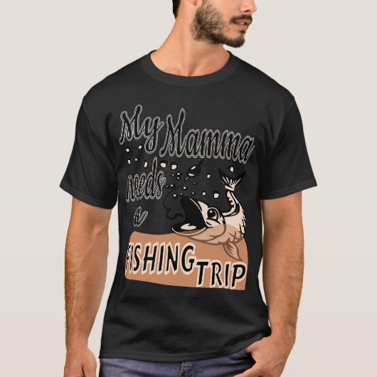 T-shirt Maman de pêche de Seattle (Devant)