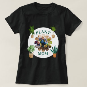 T-shirt Maman de plante personnalisée Photo Jardinage