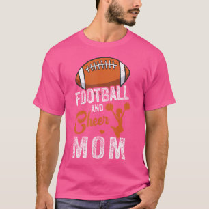 T-shirt Maman de pom-pom girl de football Lycéenne Pom-pom