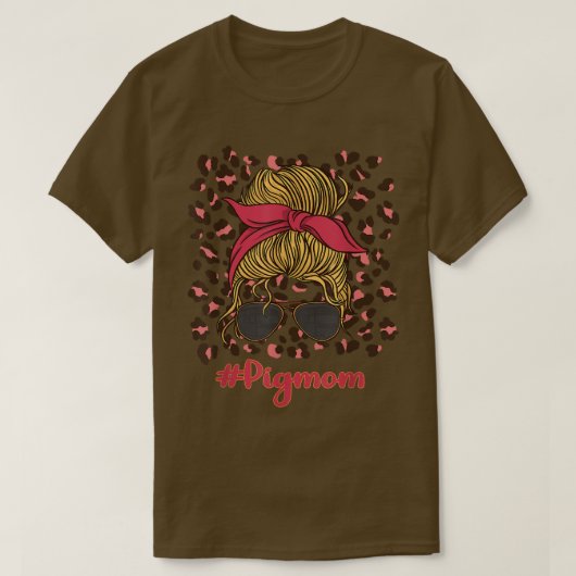 T-shirt Maman de porc (Design devant)