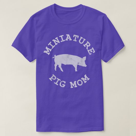 T-shirt Maman de porc mignonne 4584 (Design devant)