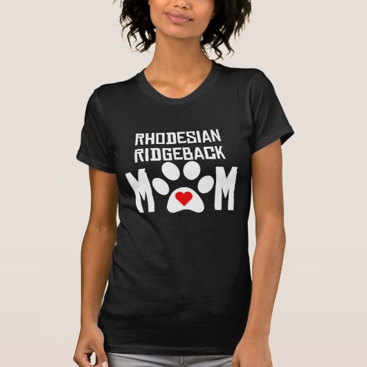 T-shirt Maman de Rhodesian Ridgeback (Devant)