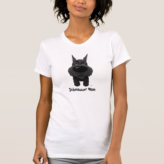 T-shirt Maman de Schnauzer (Devant)