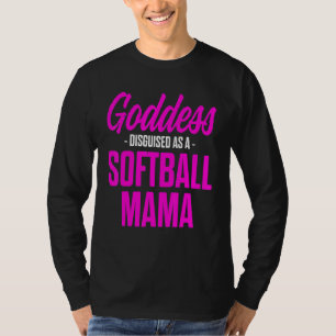 T-shirt Maman de softball Maman fière Joueuse d'équipe  6