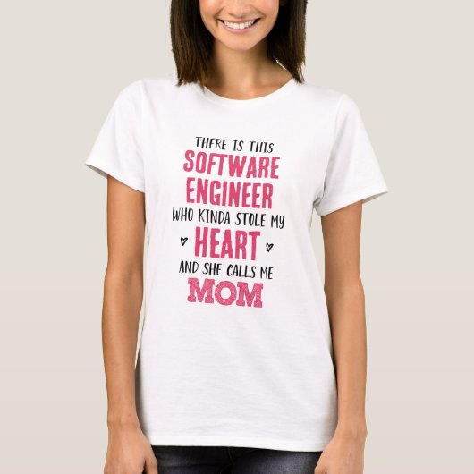 T-shirt Maman de Software Engineer (Devant)