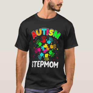 T-shirt Maman de substitution autiste Puzzle Soutien Famil