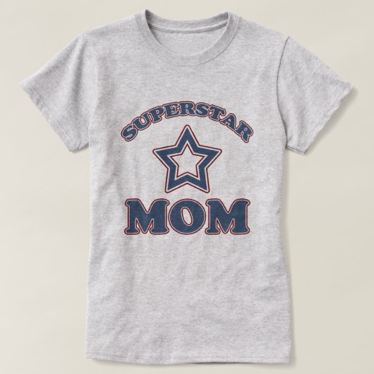 T-shirt Maman de superstar (Design devant)