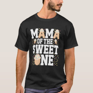 T-shirt Maman de Sweet One Cône de Glace Maman Maman Maman