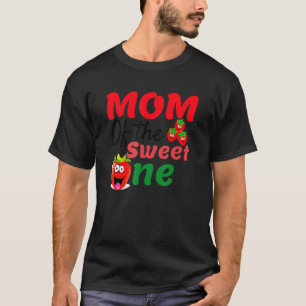 T-shirt Maman De Sweet One Sweet One Strawberry Birthda