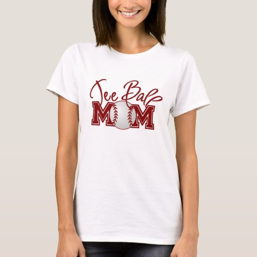 T-shirt MAMAN de Teeball (Devant)