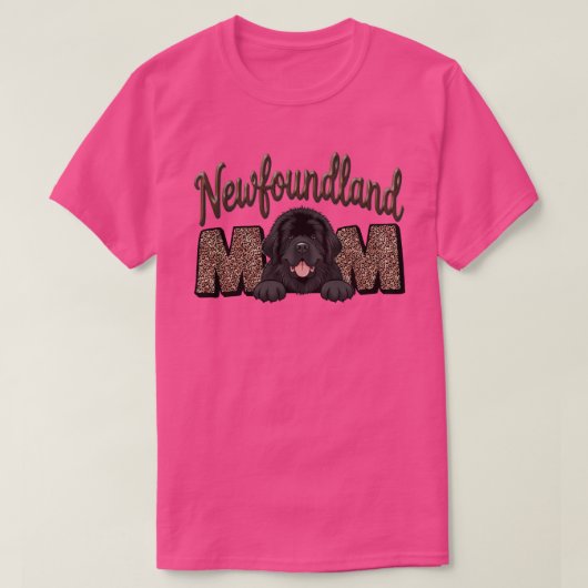 T-shirt Maman de Terre-Neuve (Design devant)
