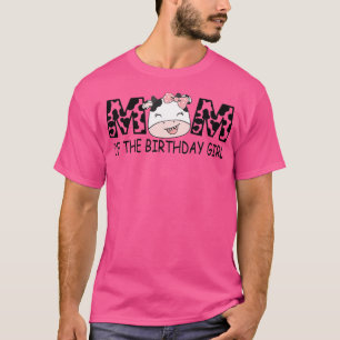 T-shirt Maman de The Birthday For Girl Cow Farm First Birt