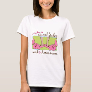 T-shirt Maman de travail à la maison
