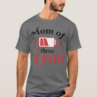 T-shirt Maman de trois citations amies