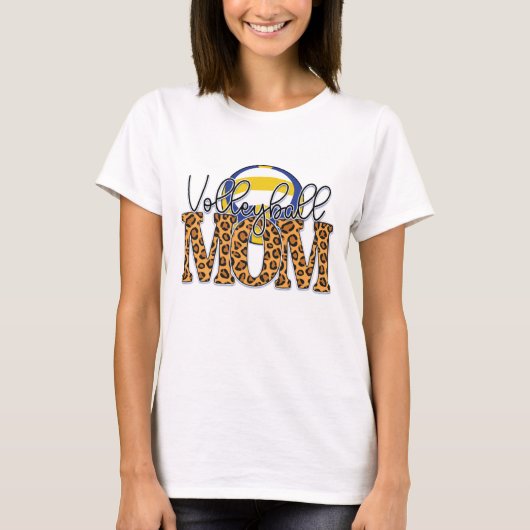 T-shirt Maman de volleyeuse (Devant)