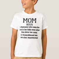 Maman Définition Chemise - Drôle cadeau de fête de