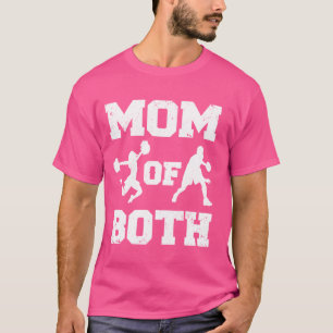 T-shirt Maman Des Deux Funny Basketball Cheval Maman