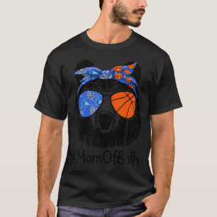 T-shirt Maman Des Deux Mama Bear Basketball Maman Cheval M