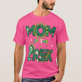 T-shirt Maman Des Deux Rex Anniversaire Dinosaur Famille M