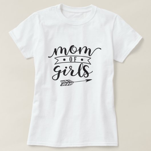 T-shirt Maman des filles (Design devant)