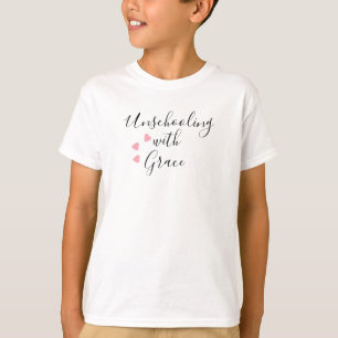 T-shirt Maman déscolarisante Grace Hearts