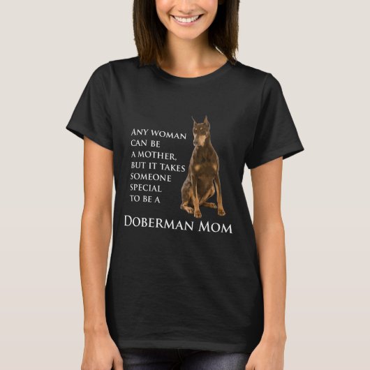 T-shirt maman Doberman (Devant)