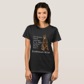 T-shirt maman Doberman (Devant entier)
