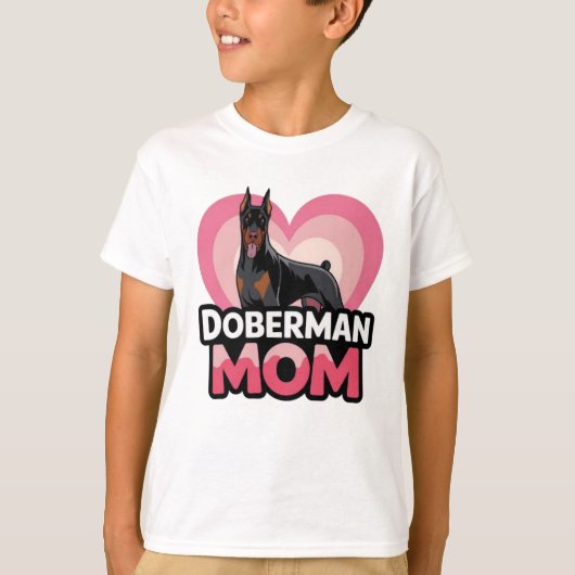 T-shirt Maman Doberman (Devant)