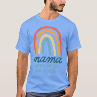 T-shirt Maman Doit Aller Pour Une Mère Arc-En-Ciel Bohème