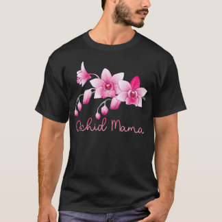 T-shirt Maman d'orchidée Amoureux d'orchidée Cultivateur d