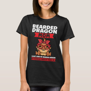 T-shirt maman dragon barbu Je ne possède pas mon dragon pa