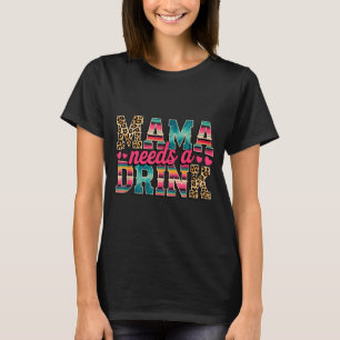 T-shirt Maman drôle a besoin d'un verre amateur de bière e