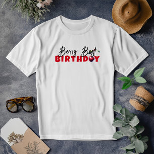 T-Shirt Maman drôle ambiance cerise slogan anniversaire