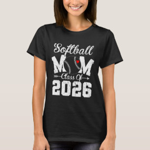 T-shirt Maman drôle de senior Softll de la promotion 2026