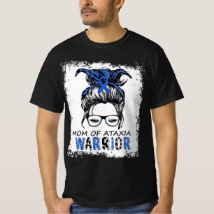 T-shirt maman drôle guerrière ataxia, design ataxia awaren
