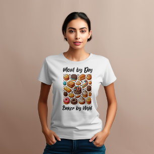 T-shirt Maman drôle par boulanger de jour la nuit pour bou