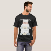 T-shirt Maman drôle PDG de l'organigramme de la maison (Devant entier)